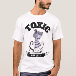 Giftig, aber Niedlich cremefarben lustiges Hallowe T-Shirt