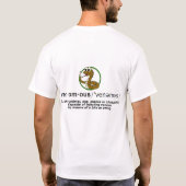 Giftig gegen giftiges (dunkler Text auf hellem T-Shirt (Rückseite)