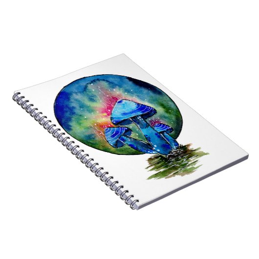 Giftige Blaupilze Notizblock (Rechte Seite)