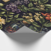 Giftige Blütenblätter Geschenkpapier (Ecke)