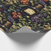 Giftige Blütenblätter Geschenkpapier (Ecke)