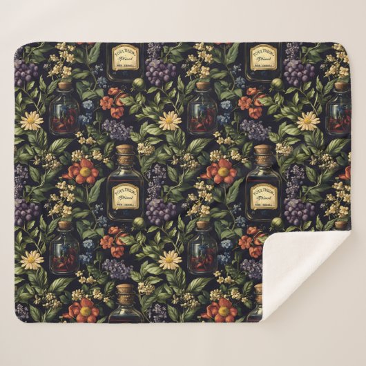 Giftige Blütenblätter Sherpadecke (Vorderseite (Horizontal))