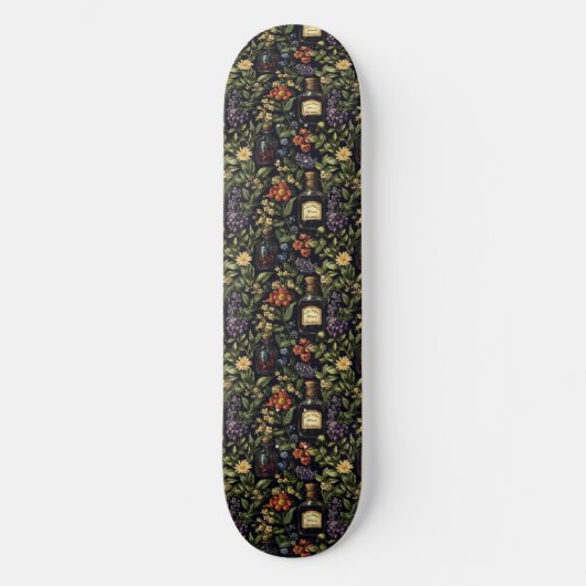 Giftige Blütenblätter Skateboard (Vorderseite)