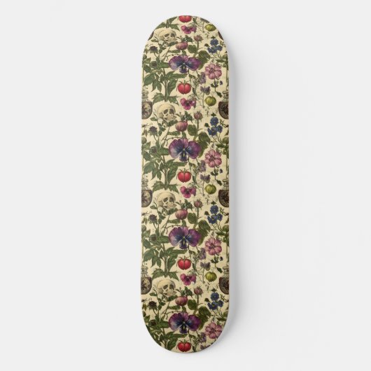 Giftige Blütenblätter Skateboard (Vorderseite)