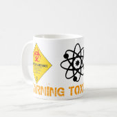 Giftige Kaffee-Biogefährdung-Tasse Kaffeetasse (Vorderseite Links)