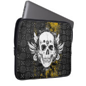 Giftige Knochen Laptopschutzhülle (Vorne Rechts)