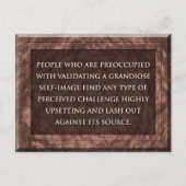 Giftige Leute Postkarte (Vorderseite)