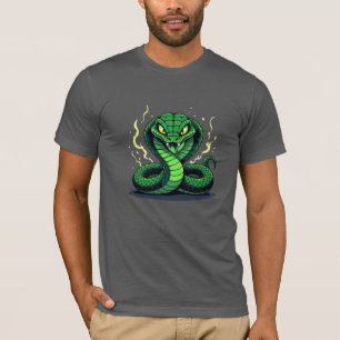 Giftige Schlange – Gefahr und Präzision T-Shirt