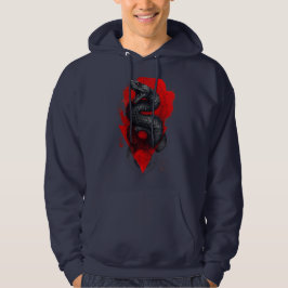 Giftige Schlangen Trash Polka Kapuzenpullover Hoodie