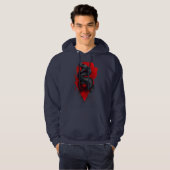 Giftige Schlangen Trash Polka Kapuzenpullover Hoodie (Vorne ganz)