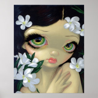 Giftige Schmuckstücke 2 : Weißer Oleander ART PRIN Poster