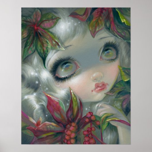 Giftige Schönheiten 8: Castor Bean Fairy Art DRUCK Poster (Vorne)