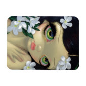 Giftige Schönheiten II: Weißer Oleander Flex Magne Magnet (Horizontal)