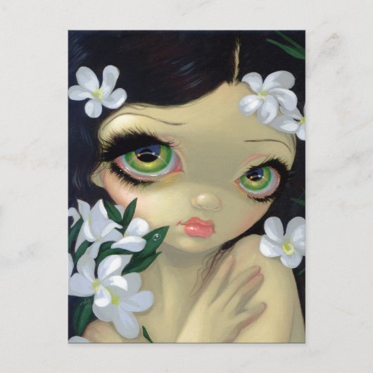 "Giftige Schönheiten II: White Oleander" Postcard Postkarte (Vorderseite)
