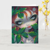 "Giftige Schönheiten IV: Gift-Efeu-" Gruß-Karte Karte (Gelbe Blume)