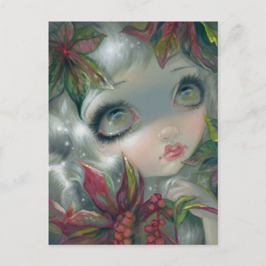 "Giftige Schönheiten VIII: Castor Bean" Postkarte (Vorderseite)