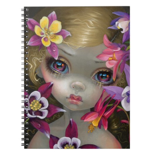 "Giftige Schönheiten XIII: Columbine" Notizbuch Notizblock (Vorderseite)