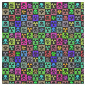 Giftige Skulls punk Art Stoff (Muster)