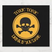 Giftige Tonic Danger Bierflaschenetikett (Einzelnes Label)