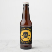 Giftige Tonic Danger Bierflaschenetikett (Vorderseite)