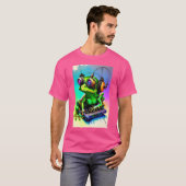 Giftiger DJ Frog T-Shirt (Vorne ganz)