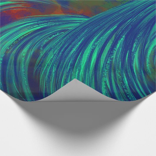 Giftiger Dschungel Geschenkpapier (Ecke)