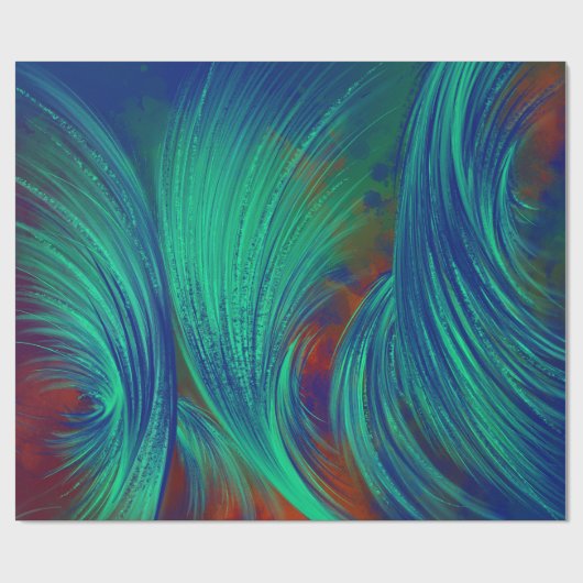 Giftiger Dschungel Geschenkpapier (Flach)