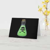 Giftiger grüner Tank Karte (Gelbe Blume)