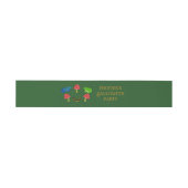 Giftiger Halloween-Wald Custom Einladungsbanderole (Flach)