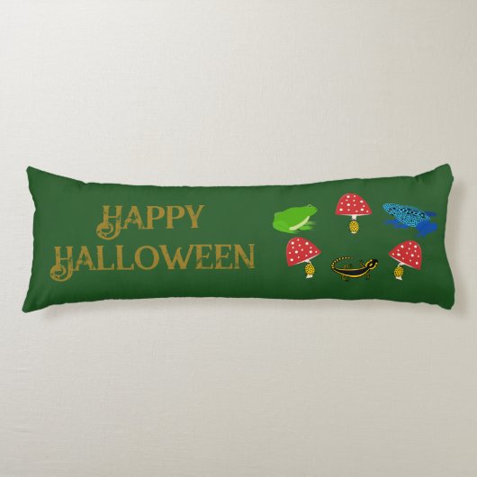 Giftiger Halloween-Wald Custom Seitenschläferkissen (Vorderseite)