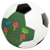 Giftiger Halloween-Wald Fußball (Dreiviertel)
