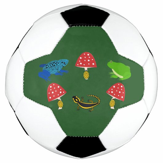 Giftiger Halloween-Wald Fußball (Vorderseite)