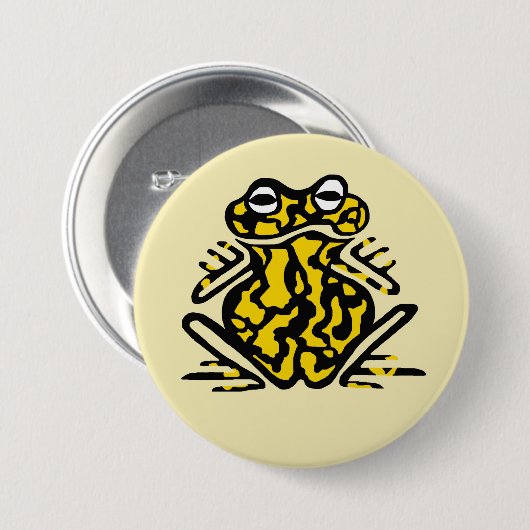 Giftiger Korroboree Frog - Aussie Wildlife - Button (Vorne & Hinten)
