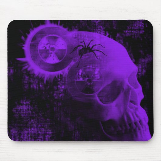 giftiger Schädel Mousepad (Vorne)