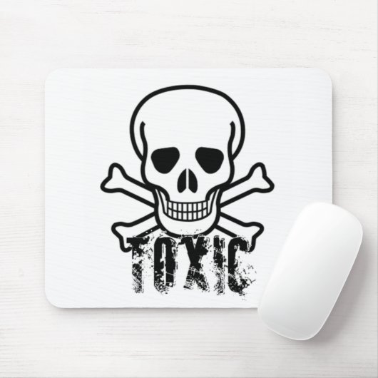 Giftiger Schädel Mousepad (Mit Mouse)