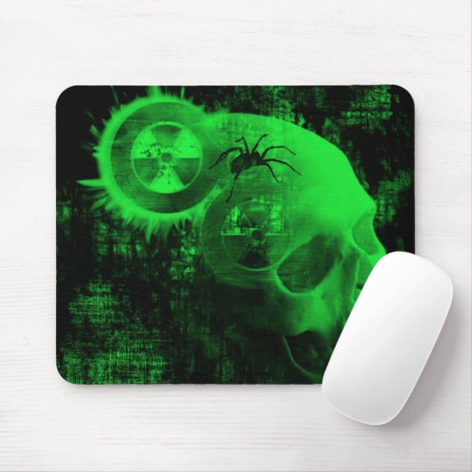giftiger Schädel Mousepad (Mit Mouse)