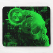 giftiger Schädel Mousepad (Vorne)