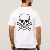 giftiger Schädel-T - Shirt (Rückseite)