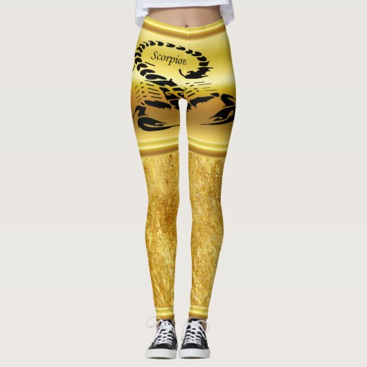 Giftiger Scorpion, sehr giftiges Insekt Leggings (Vorderseite)