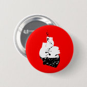 giftiges Herz Button (Vorne & Hinten)