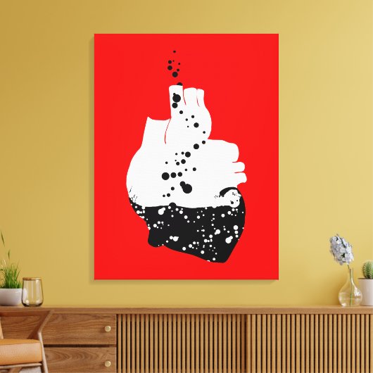 giftiges Herz Leinwanddruck (Insitu (Wohnzimmer))