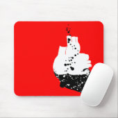 giftiges Herz Mousepad (Mit Mouse)