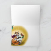 Gifting Fox Holiday Feiertagskarte (Innenseite)