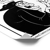 Giftkalzone Tägliche Doodle Druck Poster (Ecke)