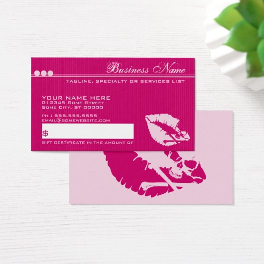 Giftkarte (Schreibtisch)