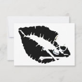 Giftlippen Einladung (Vorderseite)