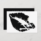 Giftlippen Einladung (Vorne/Hinten)