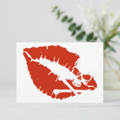 Giftlippen Einladung (Stehend Vorderseite)