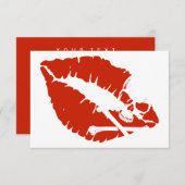 Giftlippen Einladung (Vorne/Hinten)