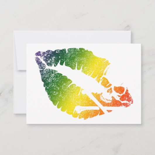 Giftlippen Einladung (Vorderseite)